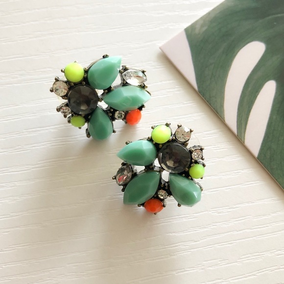 Neon Statement Earrings - Picture 3 of 5